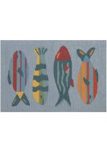 Trans Ocean Frontporch 4624 Blue Area Rugs